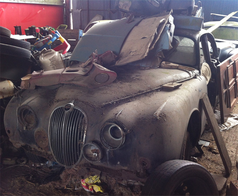 A Jaguar Mark 2 Buried In Junk