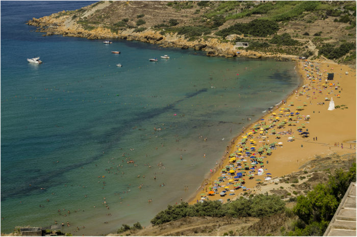 Ramla beach in Malta