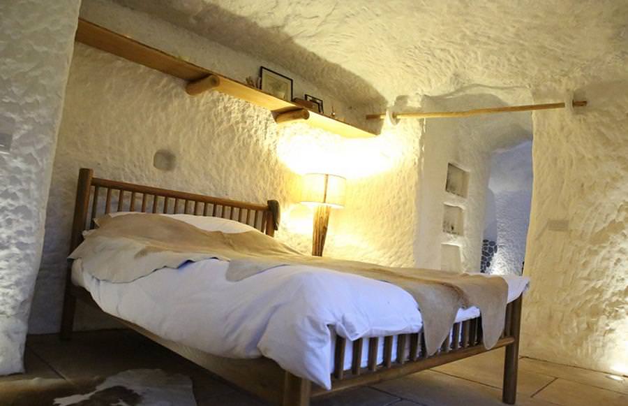 cave bedroom