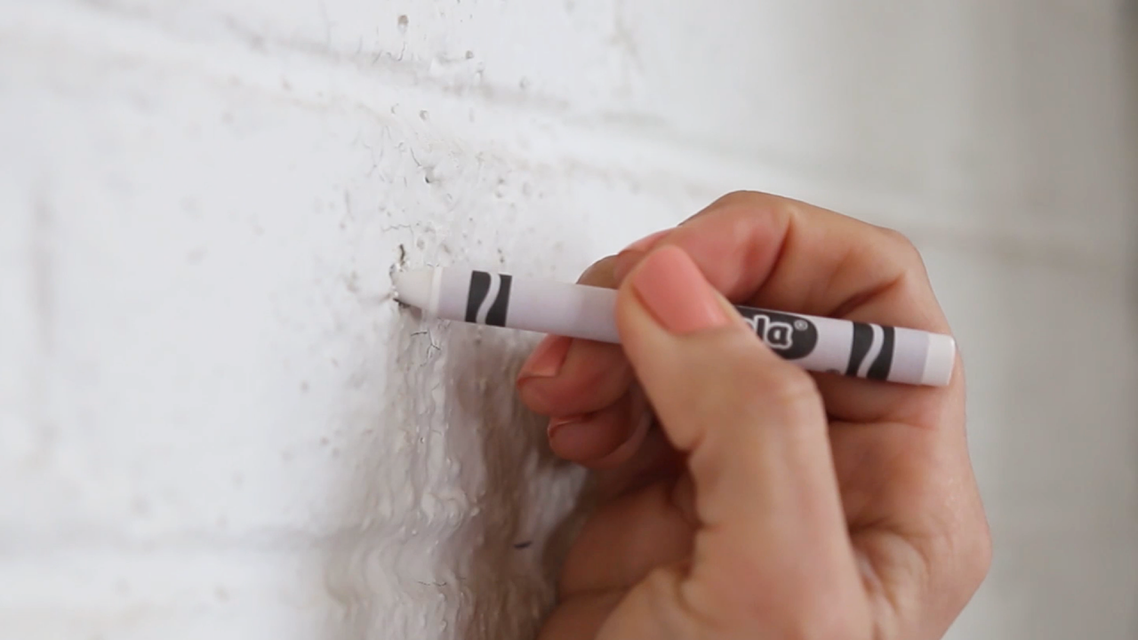 How to fill a nail hole left from hanging a painting