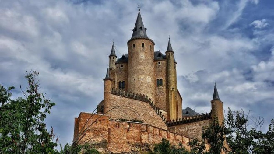 Castillo medieval desde el exterior