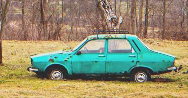Allan a găsit o mașină abandonată într-o zonă de pădure din apropierea casei sale. | Sursa: Shutterstock