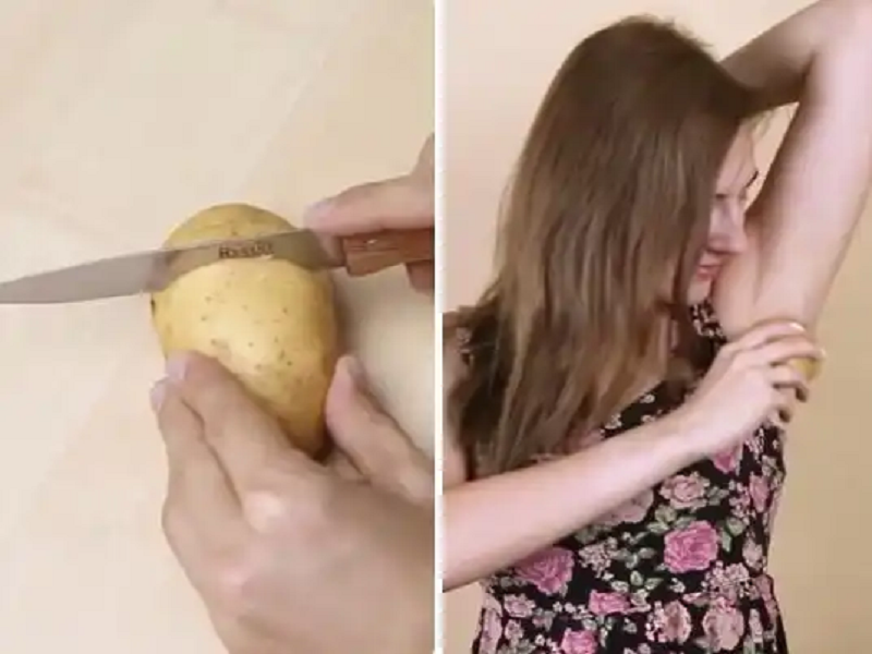 Women and potatoes